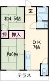 第1山下ハイツの間取り画像