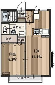 コンフォート毛呂山の間取り画像