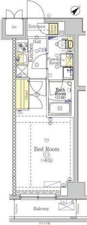 SHOKEN Residence八王子の間取り画像