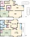 青梅市店舗付戸建の間取り画像