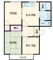 イーストハイツの間取り画像