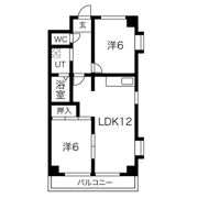 コーポラス小出の間取り画像