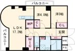 アントレ生駒2の間取り画像