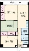 モンシエルブルの間取り画像
