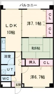 モンシエルブルの間取り画像