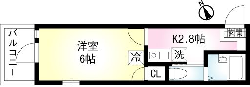 ドエル･カルム大口の間取り画像