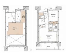 ブランシエスタ新丸子リバーフロントの間取り画像