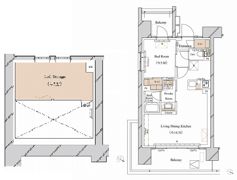 ブランシエスタ新丸子リバーフロントの間取り画像