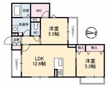 ガーデンコート長束の間取り画像