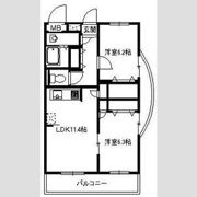 トヨカワマンションの間取り画像