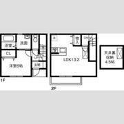 MAISONETTE LAND 梅森坂西の間取り画像