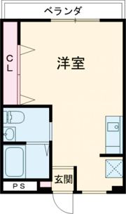 ハイツオークラしのはらの間取り画像