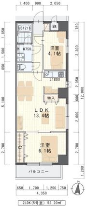 フェリースの間取り画像
