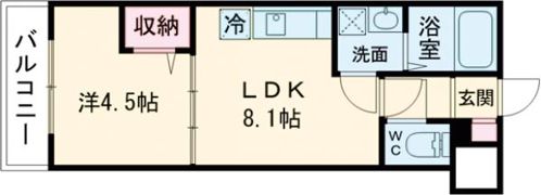 アーバンコート加古川の間取り画像