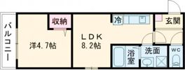 アーバンコート加古川の間取り画像