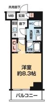 ARCOBALENO KANAMACHIⅡの間取り画像