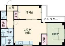 パインハイツ西芦屋の間取り画像