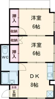 コーポラスサンキの間取り画像