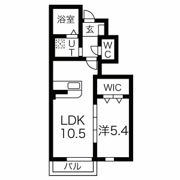 Azur(アジュール)A棟の間取り画像