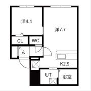 グランフォレスト厚別中央の間取り画像