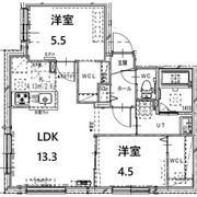 仮)ALPHA東札幌3-3MSの間取り画像