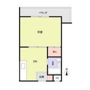 コーポ南野の間取り画像
