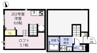 RIZEST MK柏の間取り画像