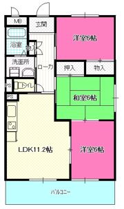 エスポワールの間取り画像