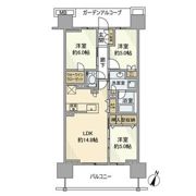 プラウド浦和常盤サンクアージュの間取り画像