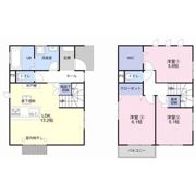 長山88番1 戸建賃貸住宅の間取り画像
