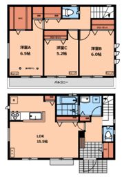 小川町1丁目478戸建賃貸住宅の間取り画像