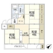 船橋グリーンハイツ3号棟の間取り画像