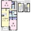 メゾンアンジュの間取り画像