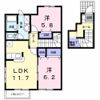 レーヴ・パルティール A棟の間取り画像