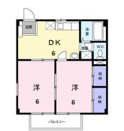 サザンハイムの間取り画像