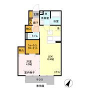 ハーヴェスト66 Bの間取り画像