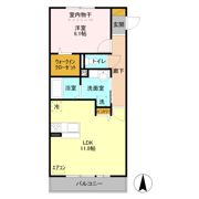 メリーコートの間取り画像