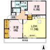 ヴィルヌーブマスダ B棟の間取り画像
