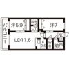 プレアデス参番館の間取り画像