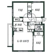 サン・ケイムの間取り画像