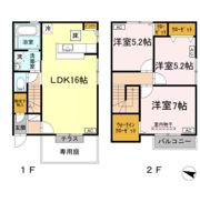 メゾンドヴェールの間取り画像