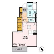 メゾンソレイユの間取り画像