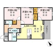 D-KISARIA WⅡの間取り画像