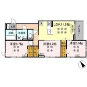 D-KISARIA WⅡの間取り画像