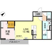 D-ROOM弓町Ⅰの間取り画像