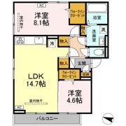(仮称)D-ROOM竜王新町の間取り画像