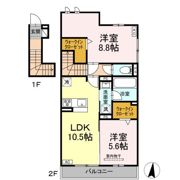 ソルテの間取り画像