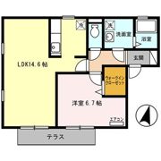 夢咲きの里 Aの間取り画像