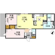 D-residence大島町の間取り画像