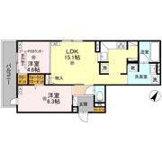 D-residence大島町の間取り画像
